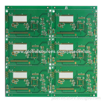 Bluetooth keyboard PCB with 2 layers and immersed gold surface treatment
